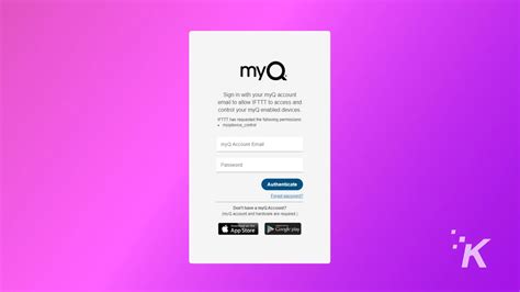 myq account|myq sign in.